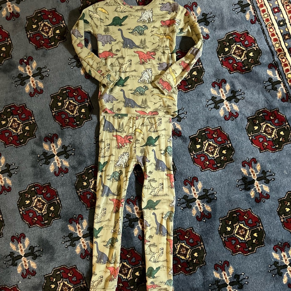GAP Multicolor Dinosaur Kids Pajama Set